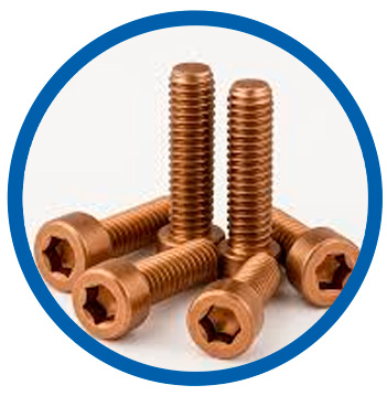 Silicon bronze socket head cap screws