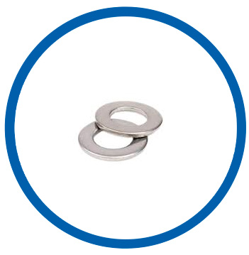 Stainless steel 409 plain washer