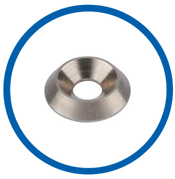 Stainless steel 440C countersunk washer Stainless steel 440C countersunk washer
