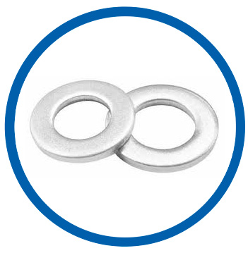 Steel H11 flat washer