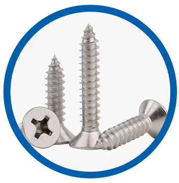 Ti metal self tapping screws