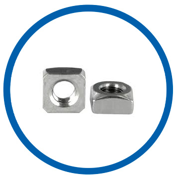Titanium alloy square nut