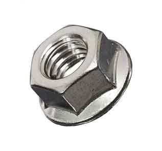 Stainless steel flange nuts Stainless steel flange nuts Manufacturers in India